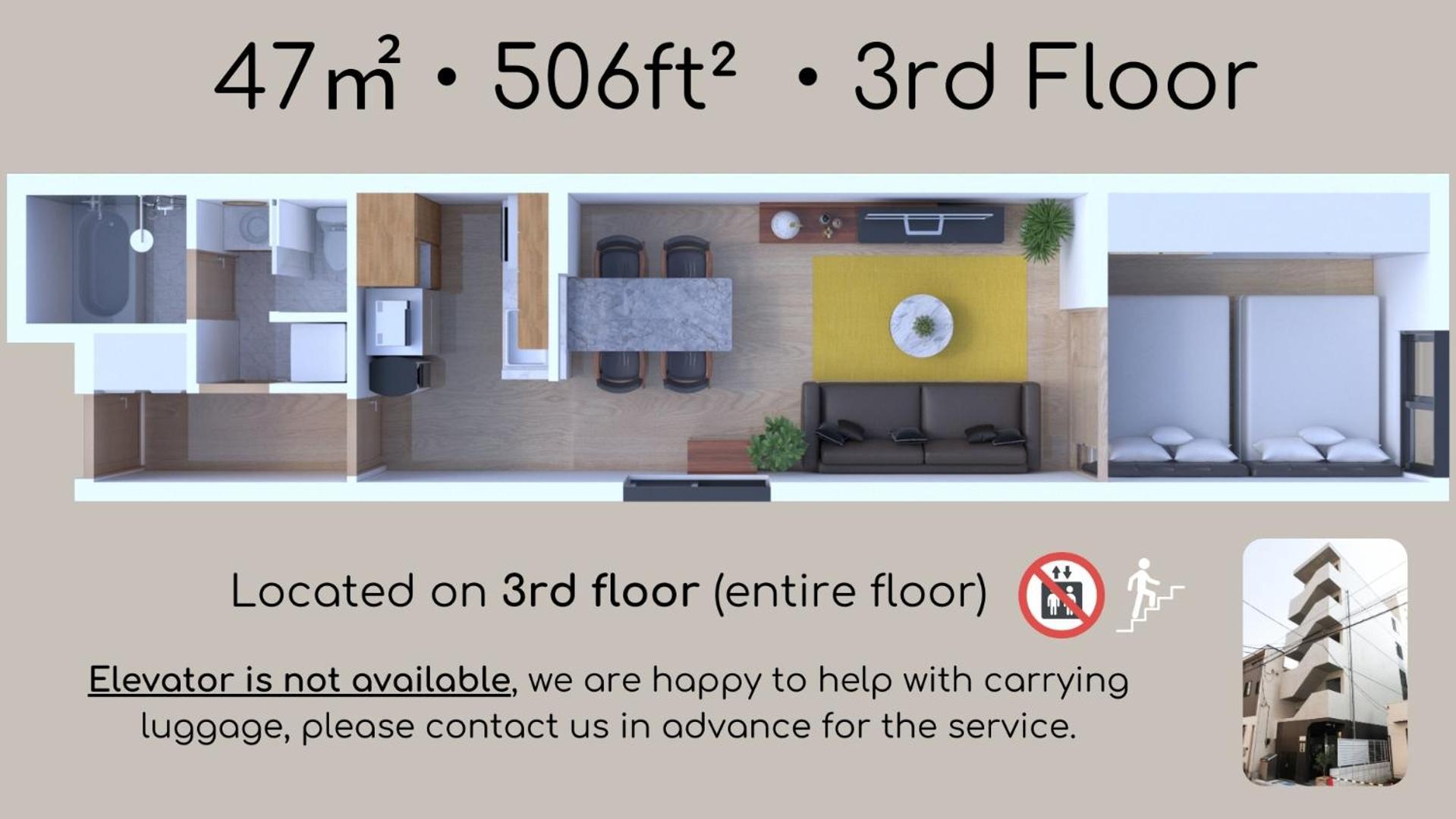Seirai Asakusa Vacation Rental - 3 Minutes From Station Токио Номер фото